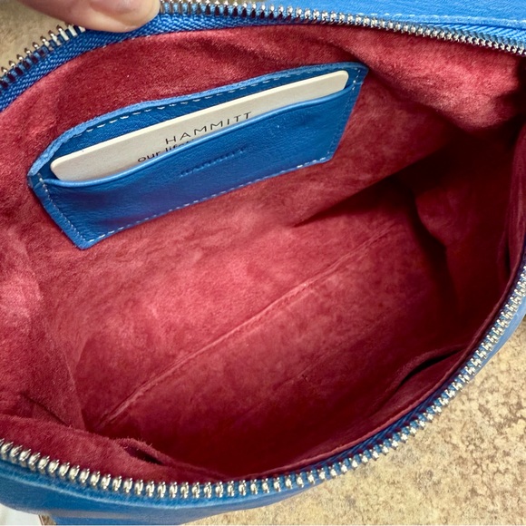 NWT Hammitt Hydrangea Blue VIP Medium purse - Picture 5 of 5